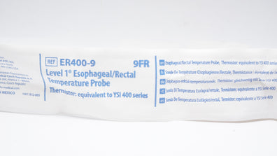 Smiths Medical ER400-9 Level1 Esophageal/Rectal Temperature Probe 9Fr